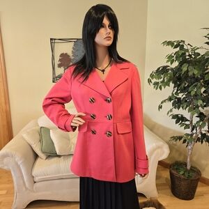 Pink Alfani Woman's 3/4 Length Coat, Size 14